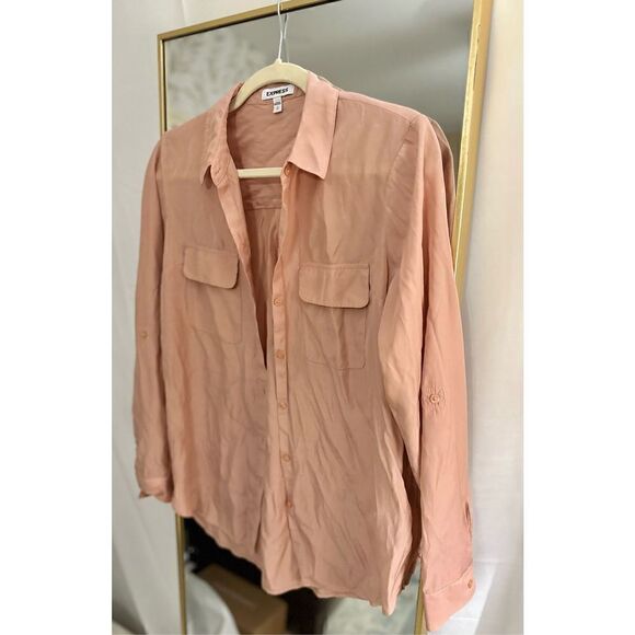 Express Button Down Top - Picture 1 of 8